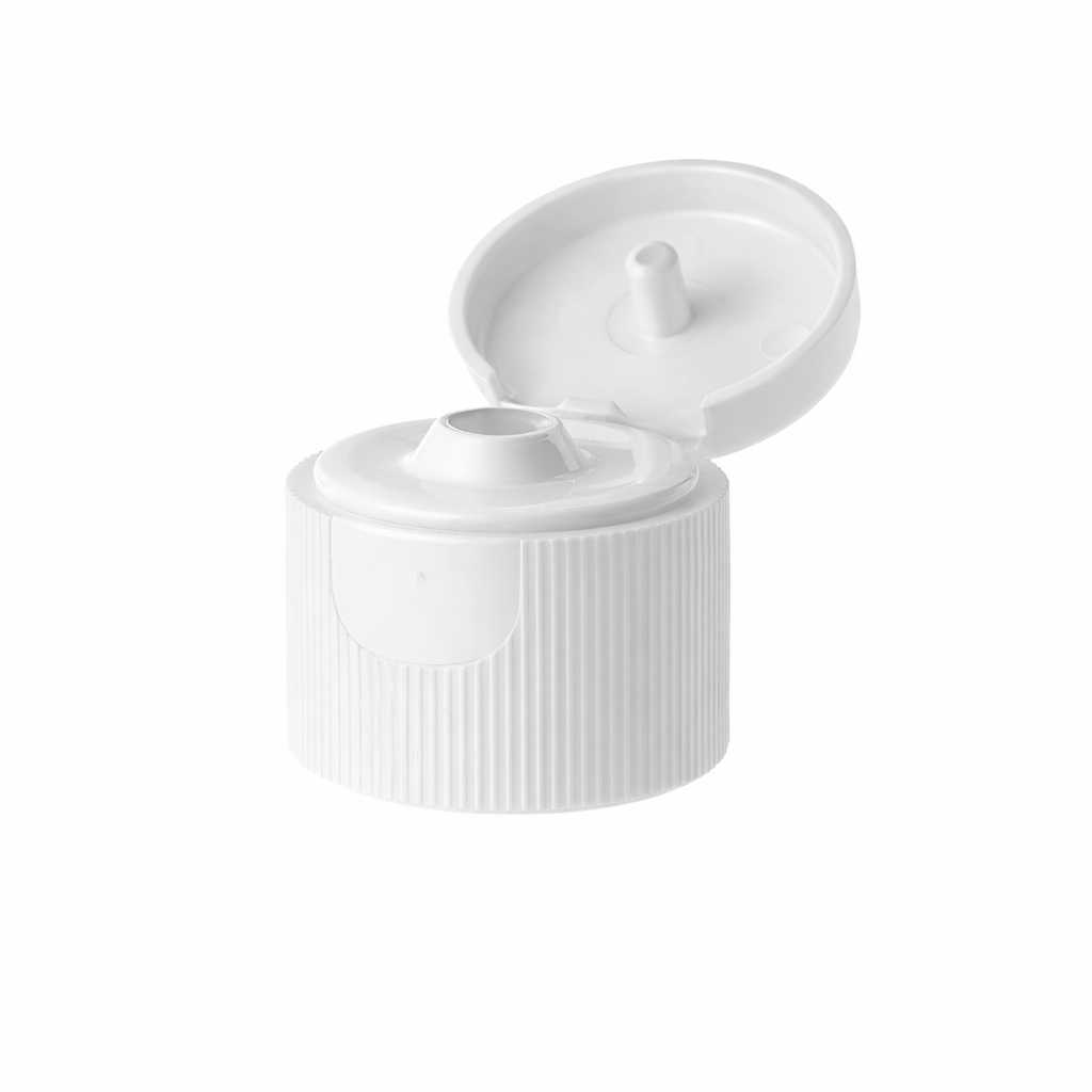 Weißer Flip-Top-Verschluss 18/410