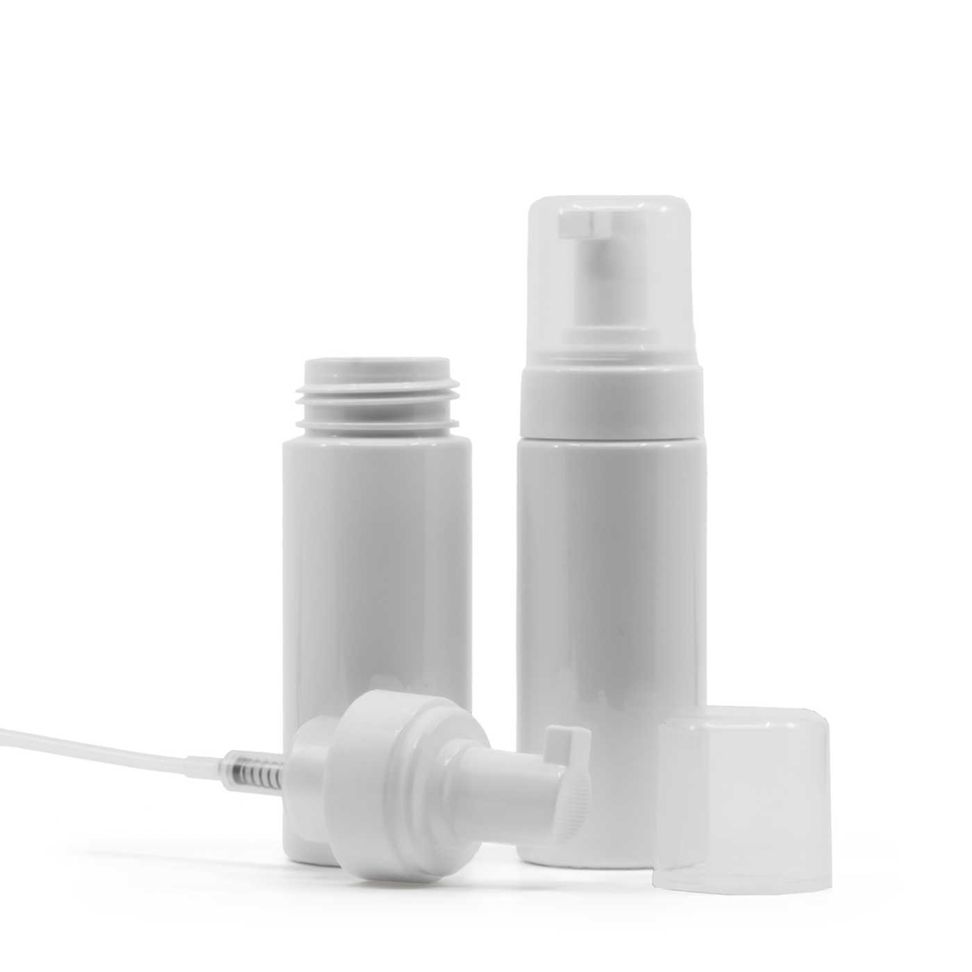 Flacon mousseur en plastique blanc 150 ml