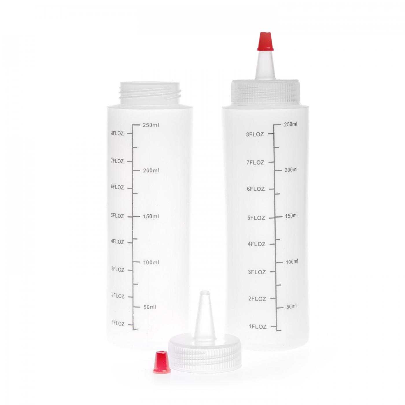 Flacon plastique gradué 250 ml
