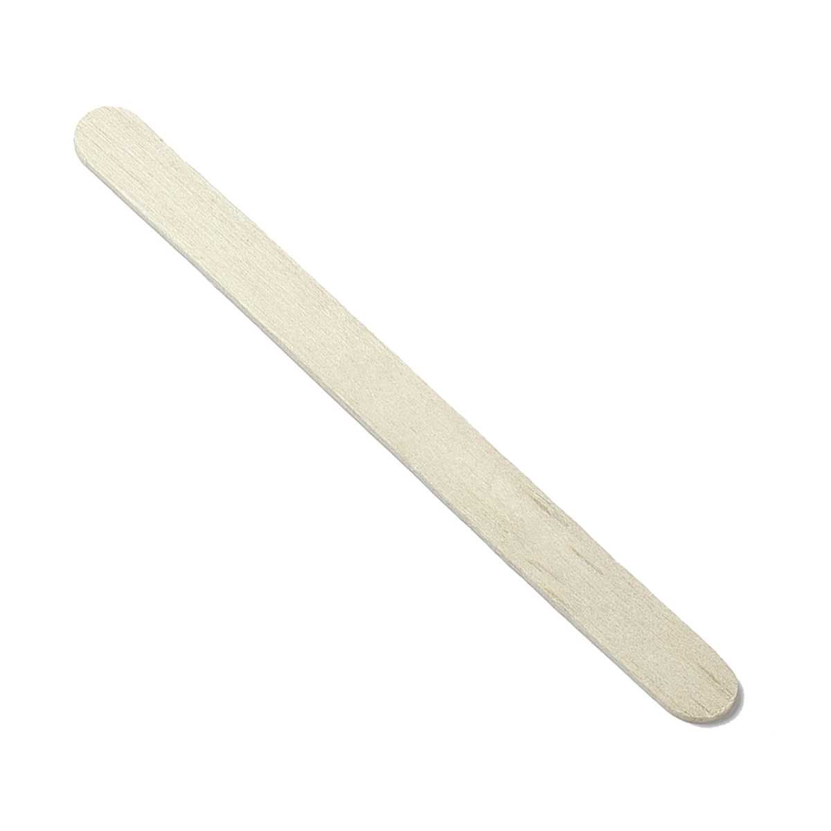 Kosmetická špachtle dřevěná, oblá, 15 cm, 10 ks