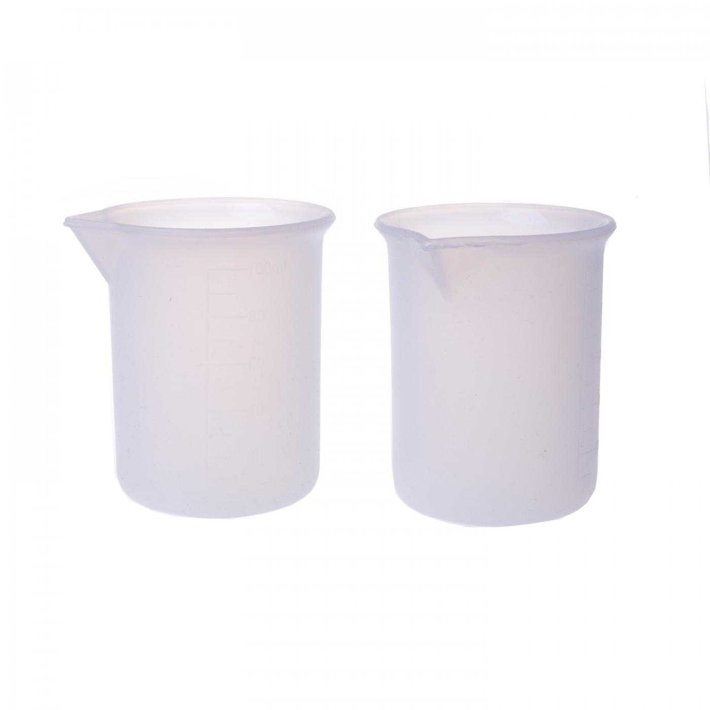 Silikonová nádoba na lití, mléčná, 100 ml